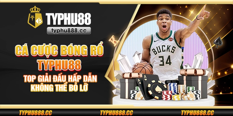 Cá cược bóng rổ Typhu88 - Top giải đấu hấp dẫn không thể bỏ lỡ