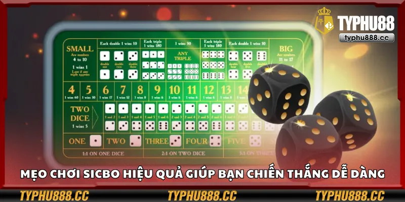 Kinh nghiệm chơi Sicbo giúp tăng khả năng thắng lớn