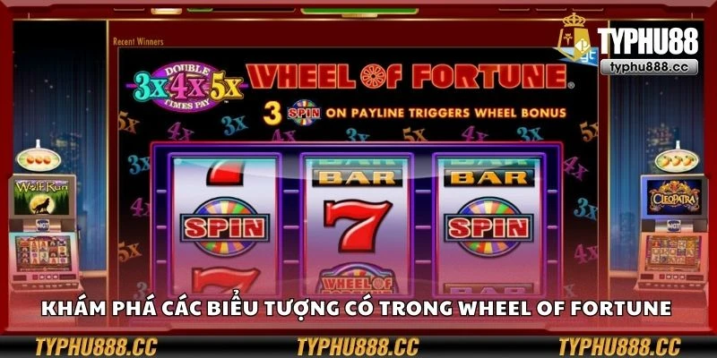 Khám phá các biểu tượng có trong Wheel of Fortune